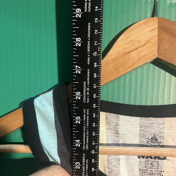 Disney Star Wars Lightsaber Stripe Tank Top Unisex Small Multicolor Retro Graphi - Picture 4 of 5